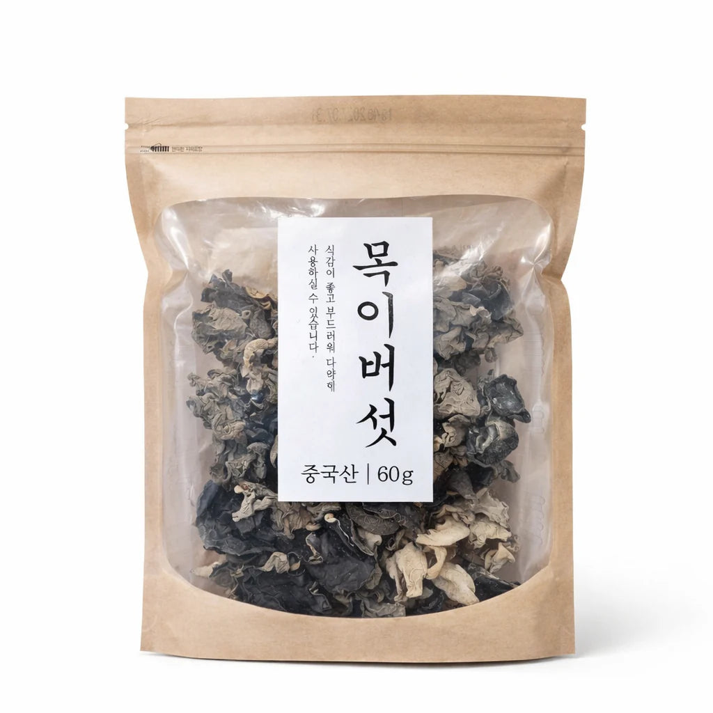 YONGIN Dried black mushroom 목이버섯 60g